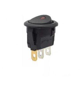 IC-132  Yuvarlak Nokta Işıklı Anahtar On-Off 3P 220V