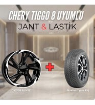 Chery Tiggo8 Uyumlu Nokian235/55R18 Kış Lastiği 4 adet Yılı:2024+DY1208 BD 18"Jant 4 Adet