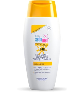 Lexroo Baby SPF 50+ UVA - UVB Filtresi ve E Vitamini Etkili Çok Yönlü Koruyucu Çocuk Güneş Losyonu