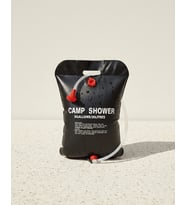 20 Litre Güneş Enerjili Kamp Duşu PVC Dayanıklı Taşınabilir Duş Torbası