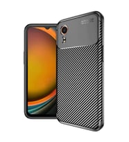 Samsung Galaxy Xcover 7 Kılıf Auto Focus Karbon Kapak - Siyah