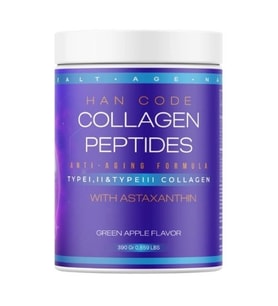 NutriKing Collagen Peptides Collagen Peptides 390g  Tip 1-2-3 Kolajen  Yeşil Elma Aromalı