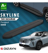 S-Dizayn Peugeot 5008 3 Elektrikli Skyline Siyah Yan Basamak 203 Cm 2024 Üzeri A+ Kalite