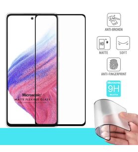 Microsonic Samsung Galaxy A53 5G Seramik Matte Flexible Ekran Koruyucu Siyah