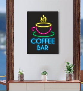 BK Gift Cafe & Bar & Restaurant Konseptli Kanvas Tablo-44