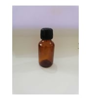 Cam Şişe 50 ml ve Plastik Kapak 24'lü Paket