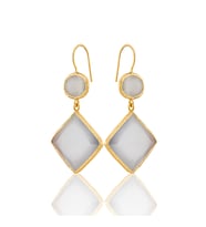 Kadir Jewellery 22 Ayar Altın Kaplama Kadın Sallantılı Küpe -El İşçiliği Ve Hipoalerjenik Küpe
