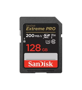 SanDisk Extreme Pro SD UHS I 128GB Card