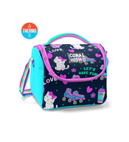 Coral High Kids Lacivert Pembe Kedili Paten Desenli Thermo Beslenme Çantası 11891