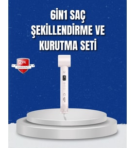 Negatif İyon Teknolojili 6-in-1 Profesyonel Saç Şekillendirici