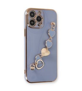 Iphone 14 Pro Max Kılıf Esila Silikon - Gri