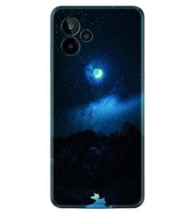 General Mobile GM 24 Pro Kılıf Silikon Desen Özel Seri Gece 1633