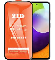 Samsung Uyumlu A52 Ekran Koruyucu 21D Tam Kaplayan Kavisli