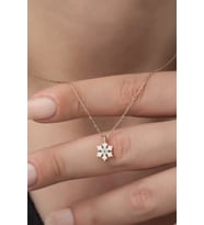 925 Ayar Minimal Kartanesi Kolye Kadın Gümüş Kolye