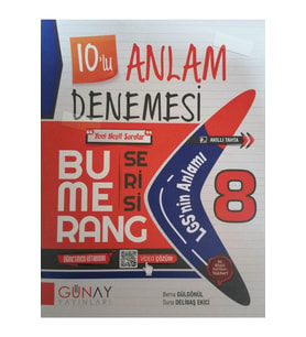 Günay Yayıncılık Günay Yayınları 8.sınıf Lgs Anlam Bilgisi 10'lu Deneme (Çok Renkli)