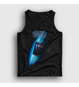 Presmono Unisex Siyah Space Tardis Doktor Dr Doctor Who Atlet 498901tt