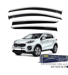 Kia Sportage 2016- Kromlu Cam Rüzgarlığı 4 LÜ