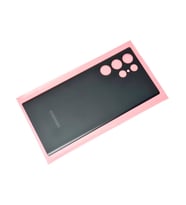 Samsung Galaxy S22 ULTA Arka Pil Batarya Kapağı (CAM) (Siyah)