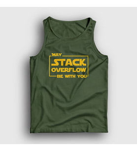 Presmono Unisex Haki Stack Overflow Developer Yazılımcı Atlet 340753tt (Haki)