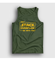 Presmono Unisex Haki Stack Overflow Developer Yazılımcı Atlet 340753tt (Haki)