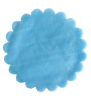 Organze taşsız 24 cm mavi p100-
