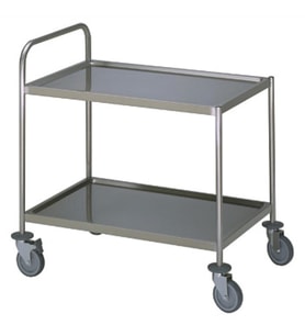 Electrolux Professional 2 Katlı Servis Arabası, İtme Kollu, 600 Mm, Yükseklik=800 STR602HV