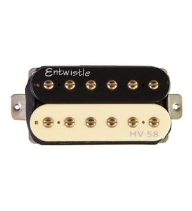 Artec HV58-ZB-N Vintage 58 Zebra Sap (Neck) Humbucker Manyetik (Profesyonel) Alnico 5 Mıknatıs, 7.0K Direnç Değeri, Klasik Sıcak Tonlar ve Şık Zebra Görünüm