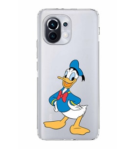 Xiaomi  Mi 11  Kamera Korumalı Kapak Donald Duck Tasarımlı Şeffaf  Kılıf