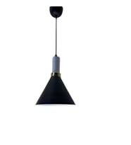 Rsylight Retro Siyah Metal Dekoratif Tekli Kafe Mutfak Aydınlatma Avize Çap:23cm