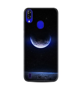 Reeder P13 Blue Kılıf Resimli Desenli Silikon Platinium Series Midnight Moon 1802