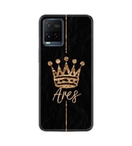 Vivo V21 Kılıf Silikon Desenli Resimli Isme Özel Yazılı Ikili King