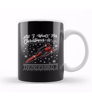 All I Want For Christmas Is Thunderbird 3 Thunderbirds Kupa Bardak Porselen