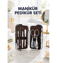 Tırnak Temizliği, Tırnak Batığı Ve Düzenli Bakım İçin 7 Parça Çelik Set