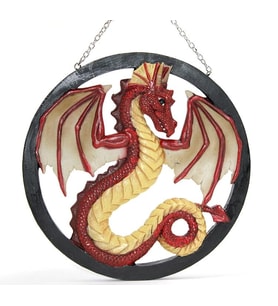 Duvara Asmalı Polyester Dragon Pano Alk2345