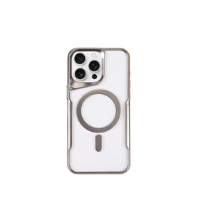 iPhone 14 Pro Kılıf Boyi Magsafe Silikon Kapak - Gümüş