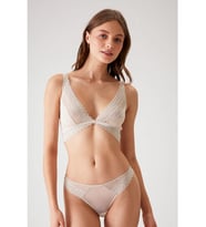 Pierre Cardin Dantel Detaylı Bralet Sütyen Takım Taş
