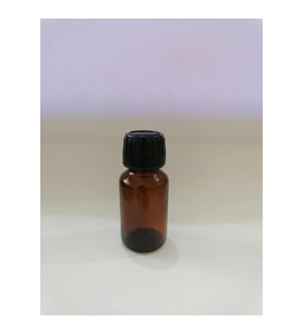 Cam Şişe 30 Ml Ve Plastik Siyah Kapak 25 Adet