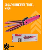 Fön İşlemine Uyumlu Sabitleyici Saç Tarağı