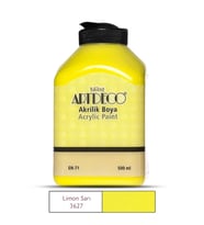 ARTDECO 070L-3627 AKRİLİK BOYA 500 ML. LİMON SARI