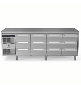 Electrolux Professional Endüstriyel Soğuk Tezgah 12x1/3 Çekmeceli 590 Lt,-2+10 °c, Aısı 304, EH4HBCCCC