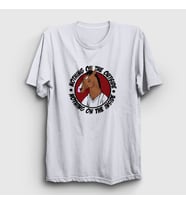 Presmono Unisex Beyaz Nothing BoJack Horseman T-Shirt 299883tt