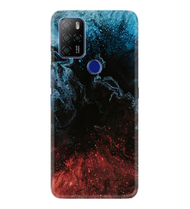 Omix X300 X500 X400 X600 X700 Kılıf Desemli Silikon Red Blue Black Abstact 1386