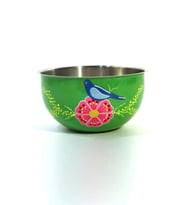 Kase Yeşil Kuşlu (24 Cm)