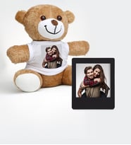 Kişiye Özel Fotoğraflı Ayıcık ve Fotoğraflı Instagram Çerçeve
