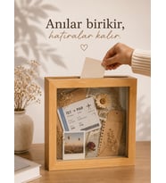 25x25 Derin Anı Çerçevesi, Gül Kutusu, İsteme Çiçeği Çerçevesi