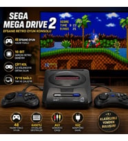 Sega Mega Drive 2 48 Oyunlu Efsane Retro Oyun Konsolu 16-Bit Çift Kol