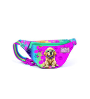 Coral High Kids Mor Pembe Köpek Desenli Bel Çantası 11525