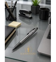 Kalemhane Scrikss Mat Gri Roller Kalem Kişiye Özel Hediye Paketli Ömür Boyu Garantili