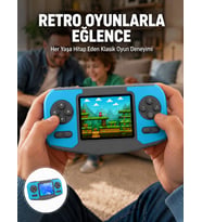 Mini Arcade Oyun Konsolu Hafif Taşınabilir Çocuk Hediyelik