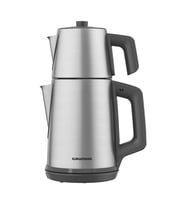 Grundig CM 4020I  Demlikli Çay Makinesi Gri (Resmi Distribütör Garantili)
